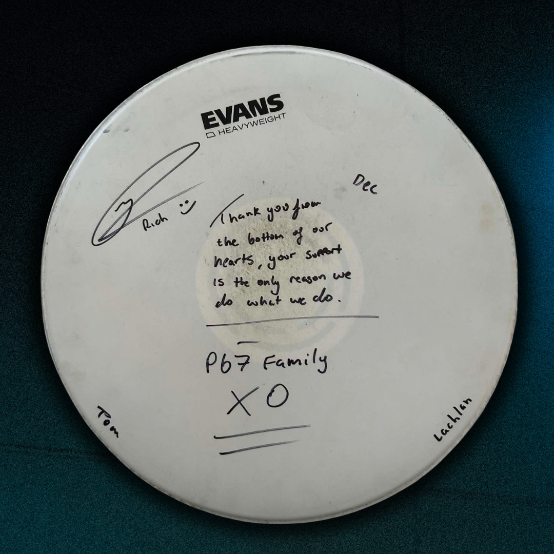 Signed Drum Head